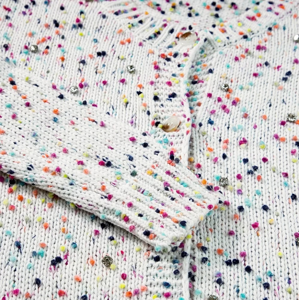 Lottie Confetti Cardigan - Black